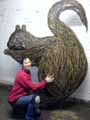 myself with giant squirrel